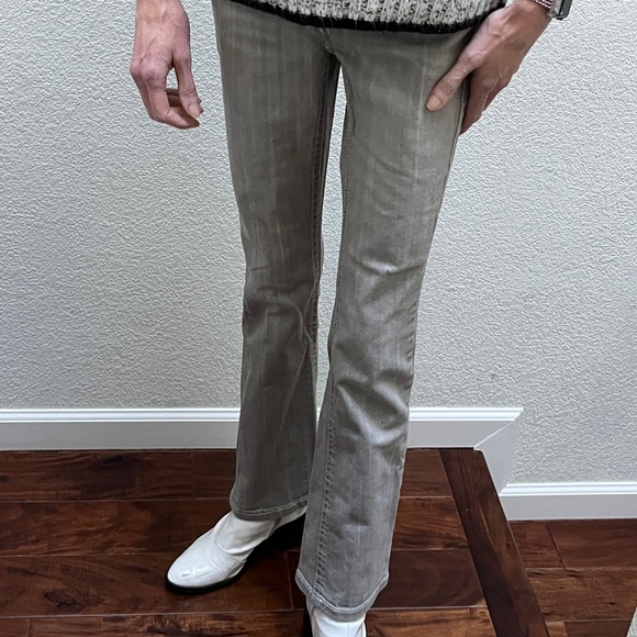 Inc Denim | Woman Boot Leg Regular Fit Jeans Gray Size 4 - Picture 4 of 12